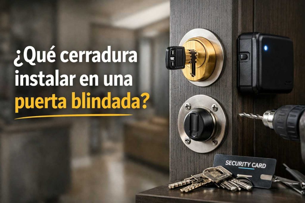 Qué cerradura instalar para tu puerta blindada