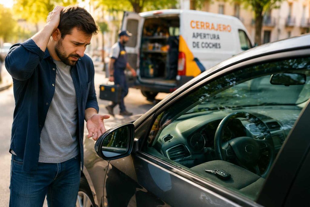 Qué hacer si te has dejado las llaves dentro del coche