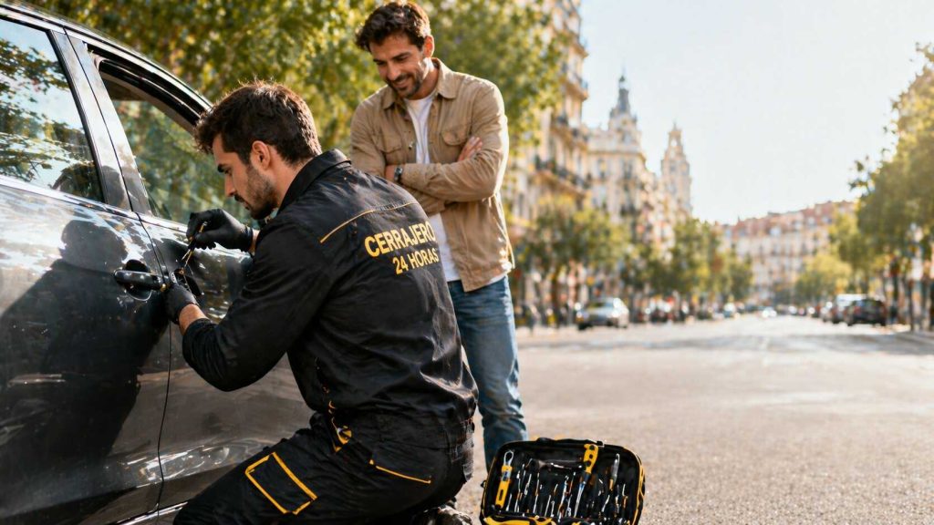 Cerrajero urgente de coches en Madrid