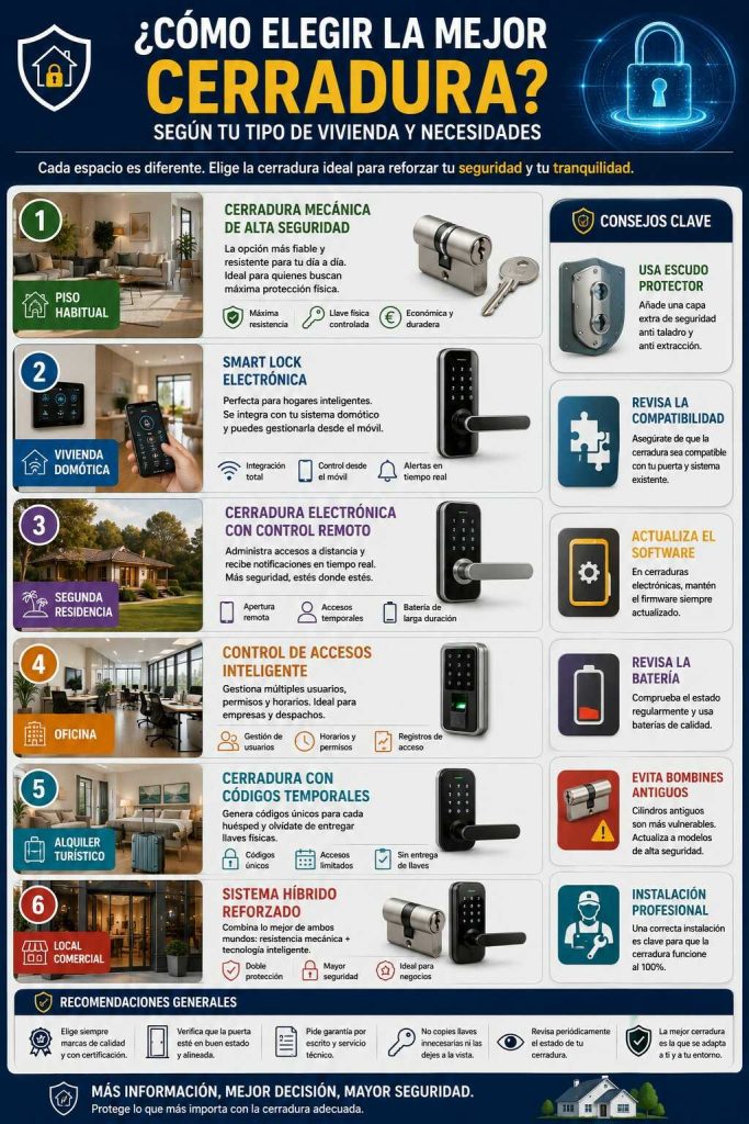 Cómo elegir la mejor cerradura