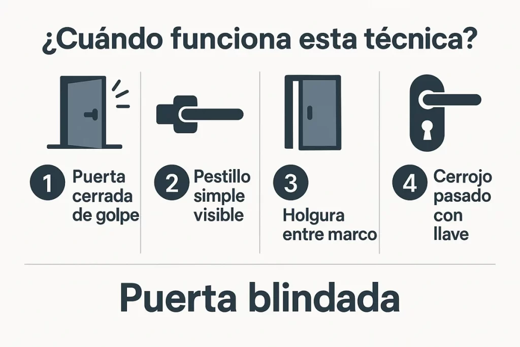 ¿Cuándo funciona esta técnica?