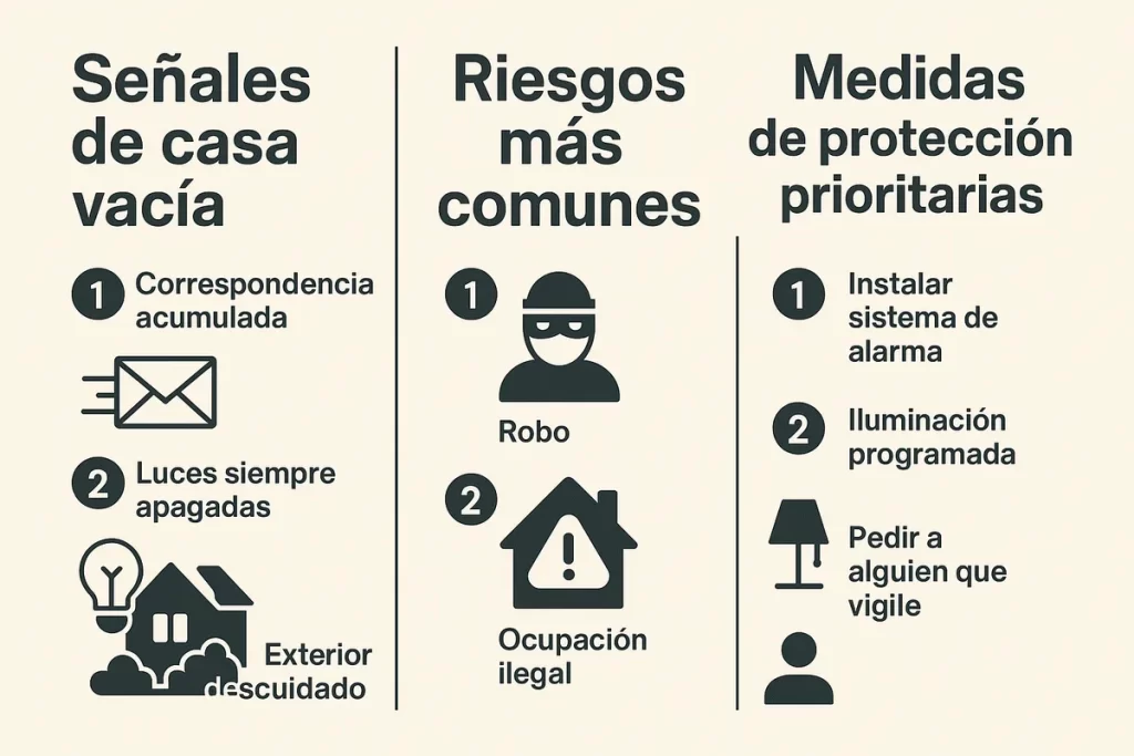 Señales de casa vacía