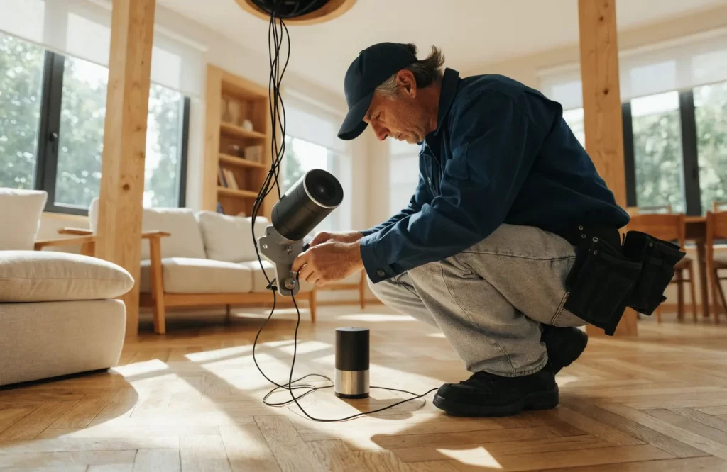 Instalación básica de sensor de apertura + cámara WiFi + alerta móvil